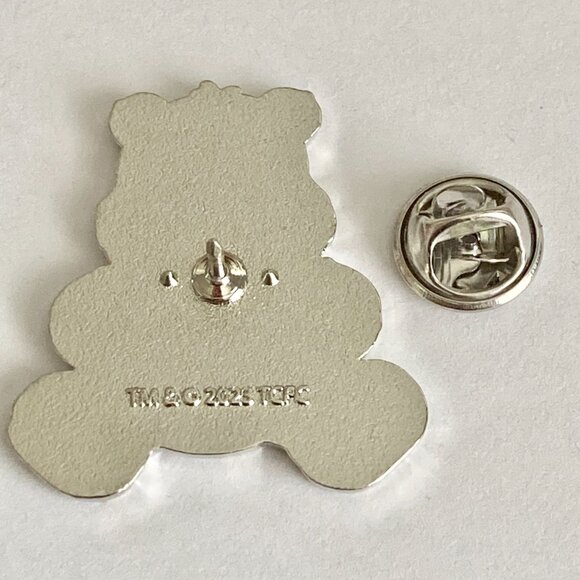Care Bears Funshine Bear Pin Tie Tac Lapel Hat Yellow Enamel Neon Tuesday NWT - Picture 7 of 10